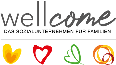 Logo wellcome - Das Sozialunternehmen für Familien